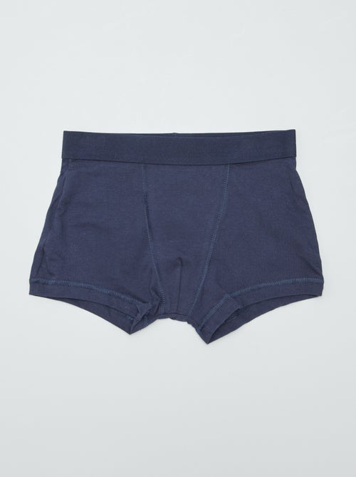 5 effen boxershorts - Kiabi