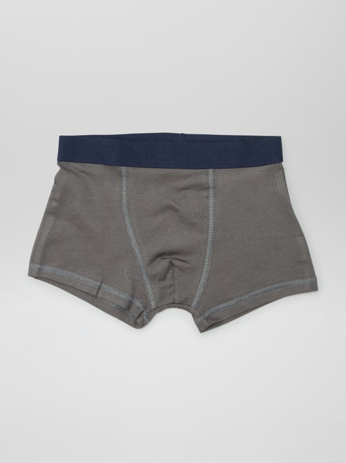 5 effen boxershorts - Kiabi