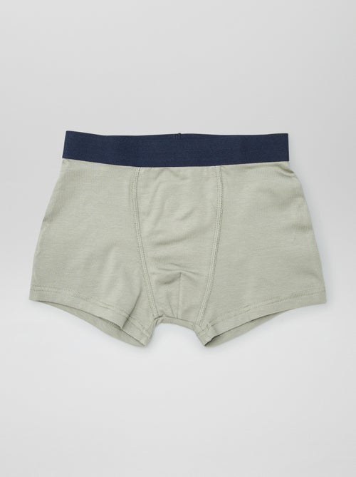 5 effen boxershorts - Kiabi