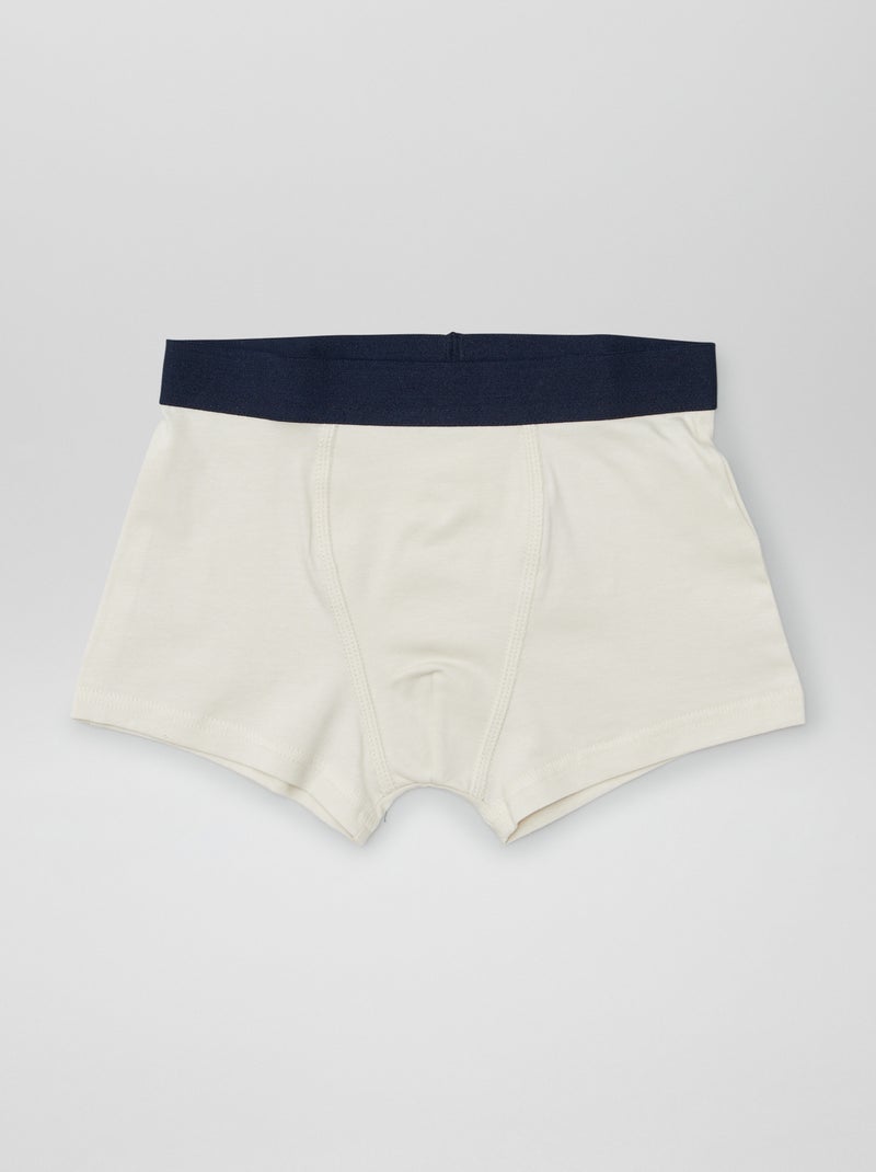 5 effen boxershorts GROEN - Kiabi