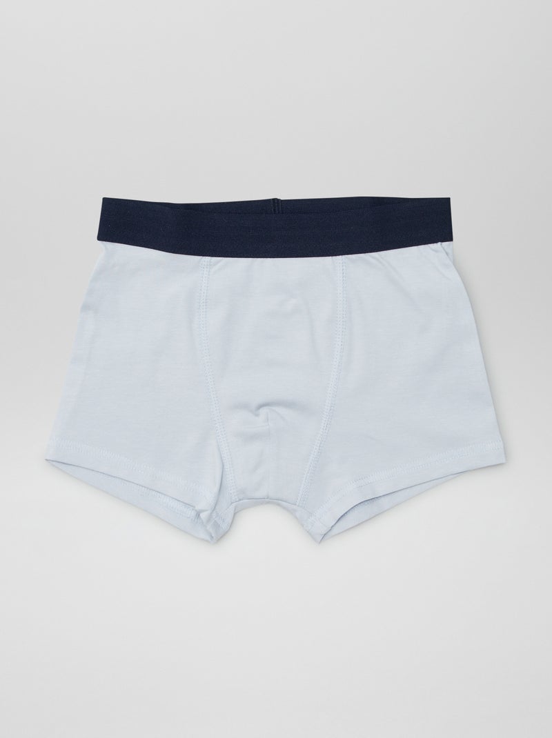 5 effen boxershorts GROEN - Kiabi