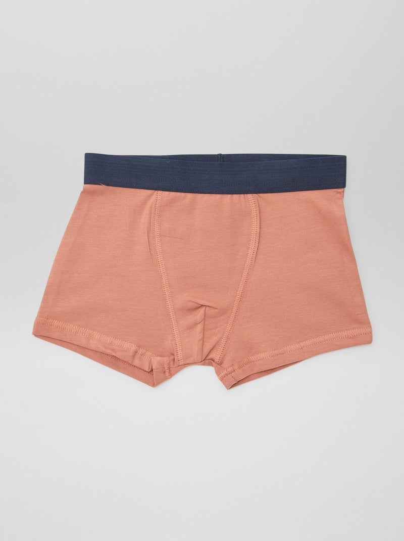 5 effen boxershorts Wit - Kiabi