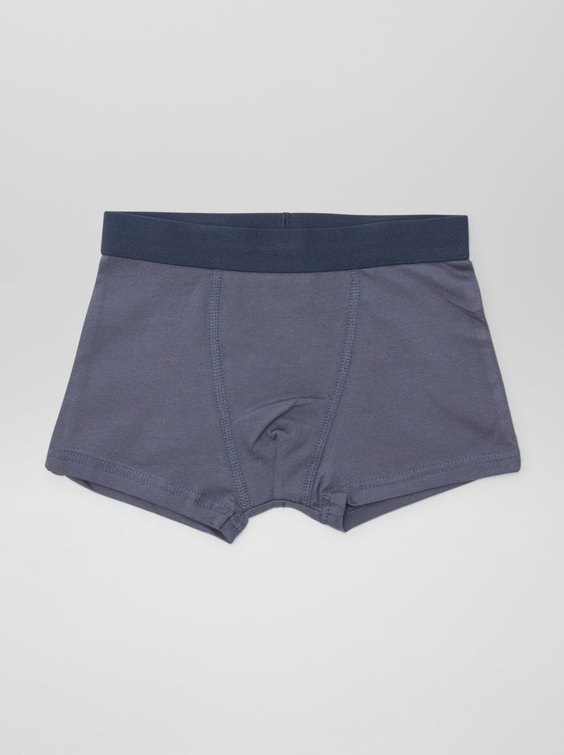 5 effen boxershorts Wit - Kiabi
