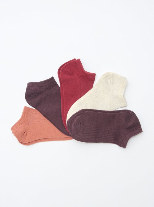 5 paar onzichtbare sokken - Kiabi