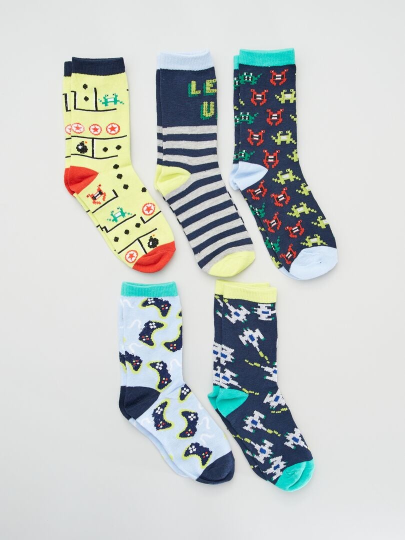 sokken met sandalen print