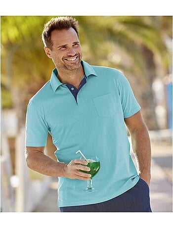5-pack effen poloshirts - ATLAS FOR MEN