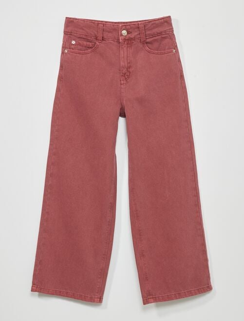 5-pocket-jeans met wijde pijpen - Kiabi