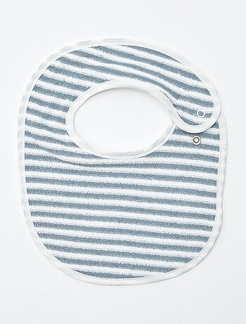 5 slabbetjes met leuke prints en drukknoopsluiting
