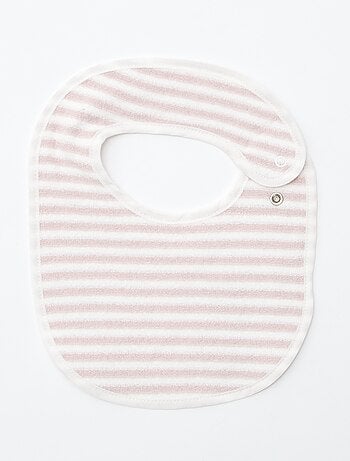 5 slabbetjes met leuke prints en drukknoopsluiting