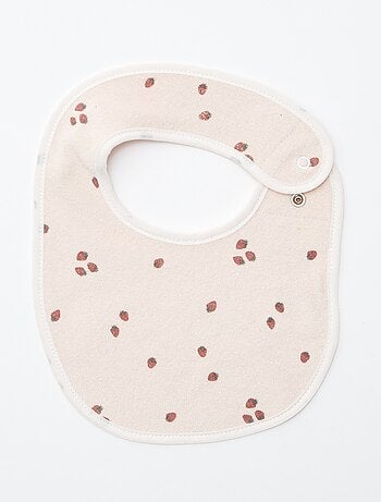 5 slabbetjes met leuke prints en drukknoopsluiting