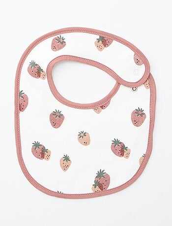 5 slabbetjes met leuke prints en drukknoopsluiting