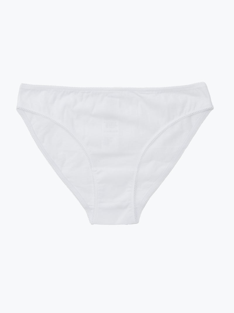 5 slips, effen en met print Blauw - Kiabi