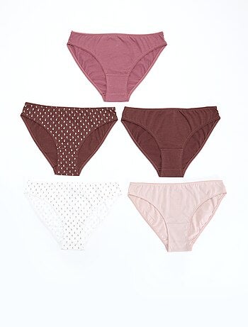 5 slips, effen en met print
