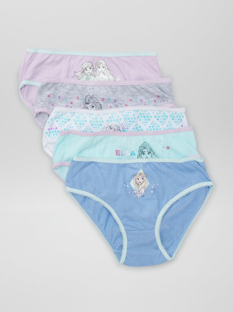 5 slips met Disney/Frozen-print PAARS - Kiabi