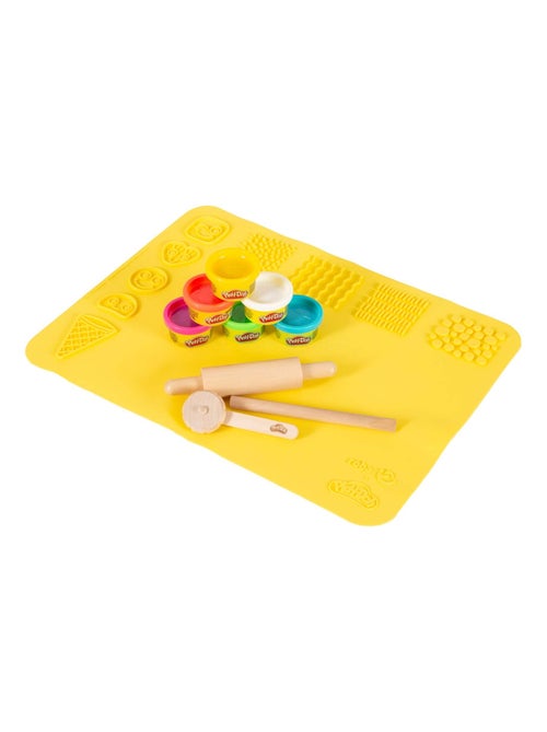 6 Boites de pâte à modeler + tapis et accessoires 'roba x Play-Doh' - Kiabi