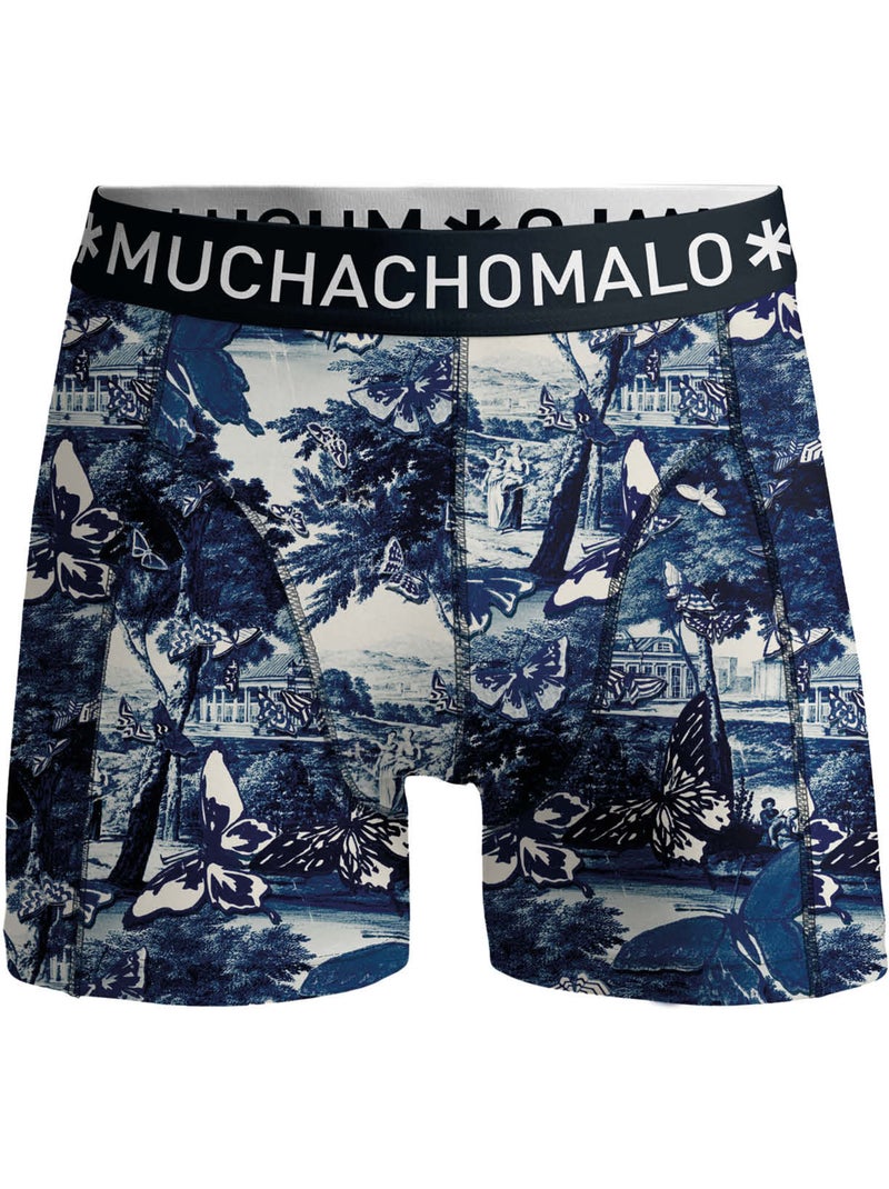 6 pack Muchachomalo boxershorts Blauw Zwart - Kiabi