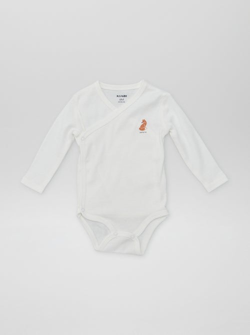 7 bodies à forme croisée + pochon de rangement - Kiabi