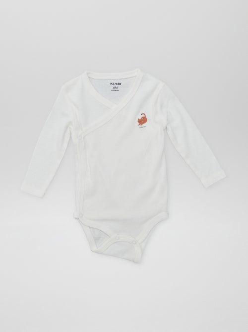 7 bodies à forme croisée + pochon de rangement - Kiabi