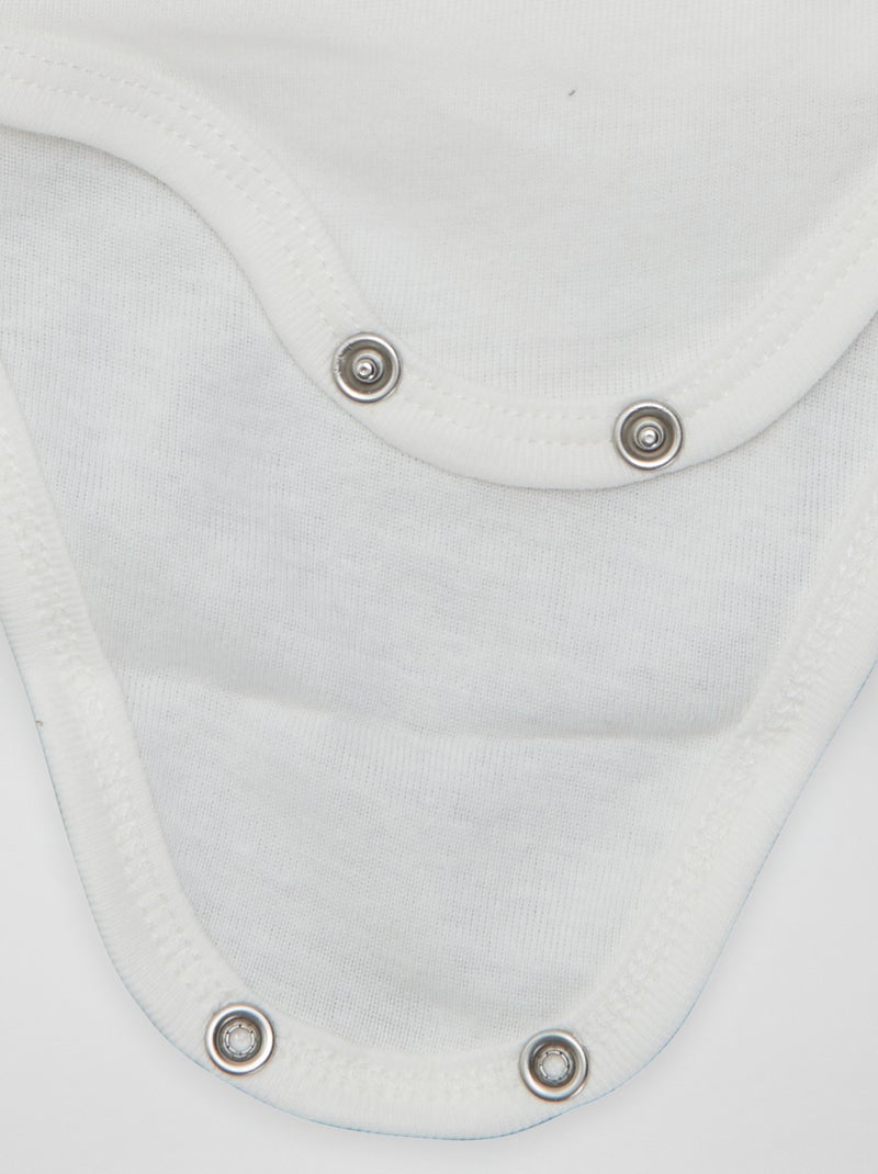 7 kruismodel bodies + opbergzak WIT - Kiabi