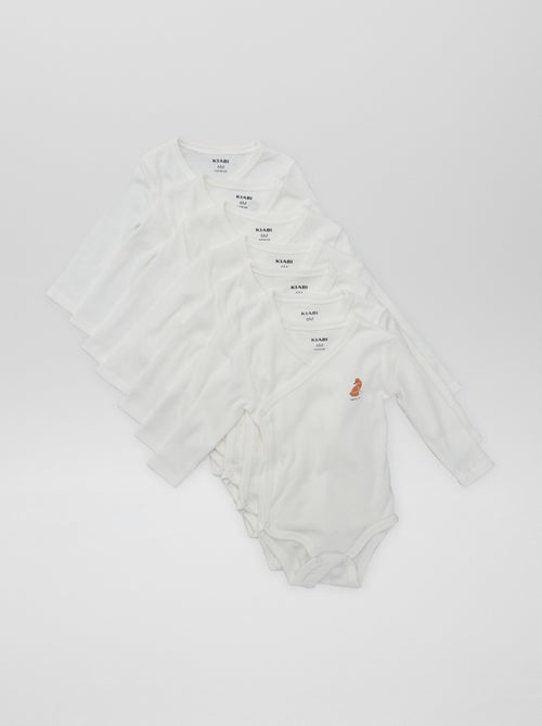 7 kruismodel bodies + opbergzak - Kiabi