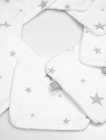 8-delige wasbare katoenen babydoekjes, stella | sevira kids