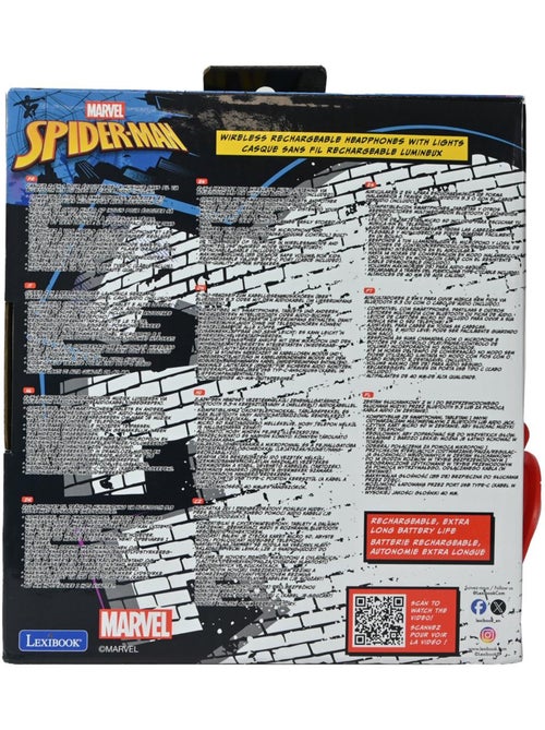 85db spiderman bluetooth koptelefoon met verlichting - Kiabi 85db spiderman bluetooth koptelefoon met verlichting - Kiabi