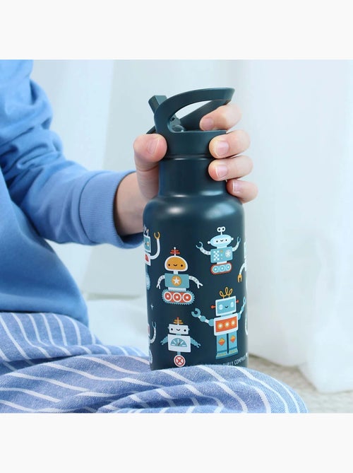 A little lovely company | gourde inox isotherme enfant 350 ml avec paille - Kiabi