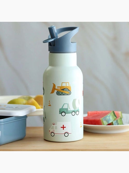 A little lovely company | gourde inox isotherme enfant 350 ml avec paille - Kiabi A little lovely company | gourde inox isotherme enfant 350 ml avec paille - Kiabi