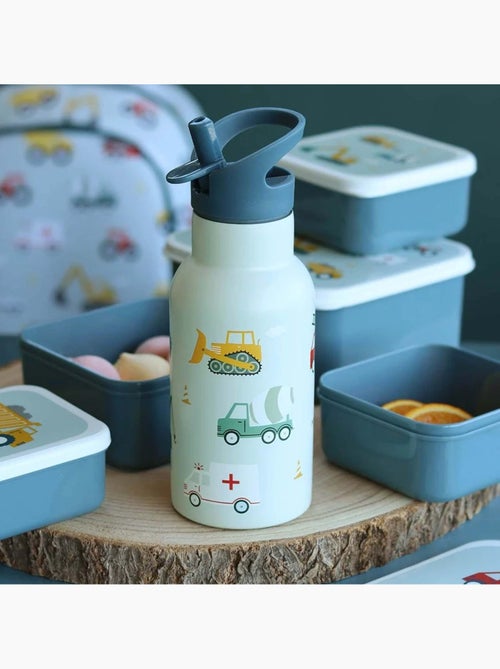 A little lovely company | gourde inox isotherme enfant 350 ml avec paille - Kiabi A little lovely company | gourde inox isotherme enfant 350 ml avec paille - Kiabi