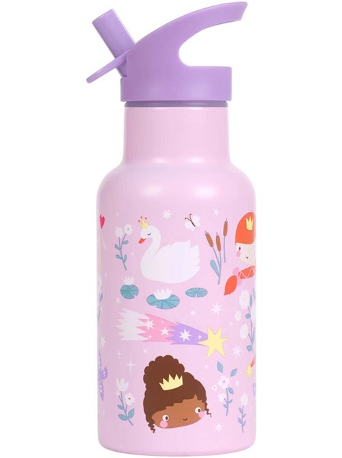 A little lovely company | gourde inox isotherme enfant 350 ml avec paille - Kiabi