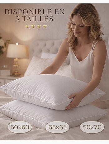 A l'unité oreillers polyester moelleux premium promo linge
