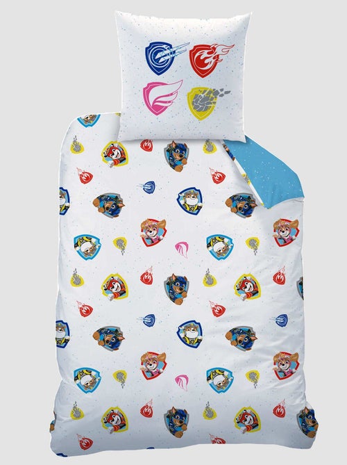 Aan beide zijden te gebruiken dekbedset met PAW Patrol-print - Kiabi