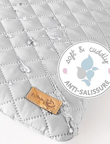 Aankleedblad om op babybed te plaatsen + waterafstotend aankleedkussen - ROBA 'roba Style'