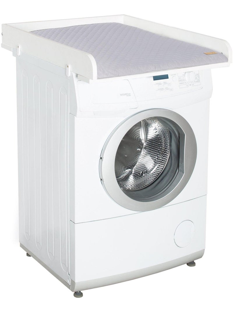 Aankleedblad voor wasmachine + waterafstotend aankleedkussen - ROBA 'roba Style' Wit - Kiabi