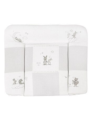 Aankleedkussen met konijnenprint 85 x 75 cm 'Fox & Bunny' ROBA
