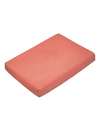 Aankleedkussenhoes voor baby van katoenen mousseline