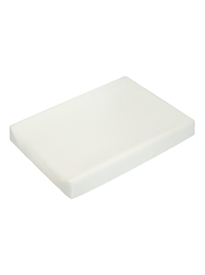 Aankleedkussenhoes voor baby van katoenen mousseline Ecru - Kiabi