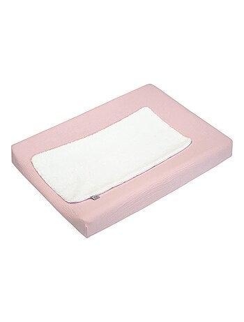 Aankleedkussenhoes voor baby van katoenen mousseline