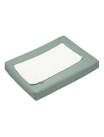 Aankleedkussenhoes voor baby van katoenen mousseline