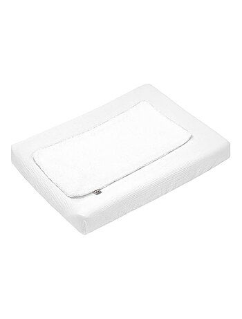 Aankleedkussenhoes voor baby van katoenen mousseline