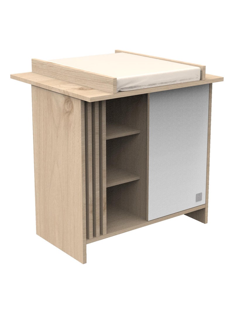 Aankleedkussenopzet voor commode tot 15 kg Bruin - Kiabi