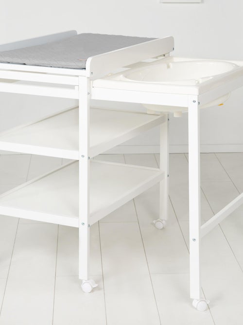 Aankleedtafel + badje en waterafstotend aankleedkussen - ROBA - Kiabi