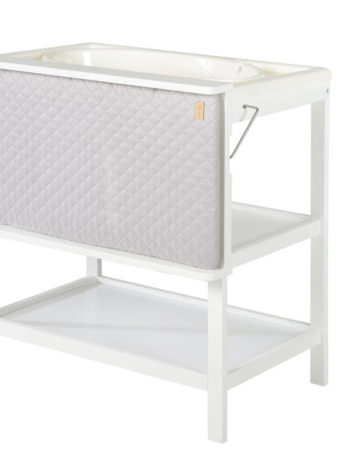 Aankleedtafel en badje 2-in-1 + waterafstotend aankleedkussen 'Roba style' - Kiabi Aankleedtafel en badje 2-in-1 + waterafstotend aankleedkussen 'Roba style' - Kiabi
