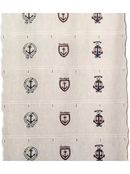 Aanpasbaar, geborduurd met maritieme motieven - Kiabi
