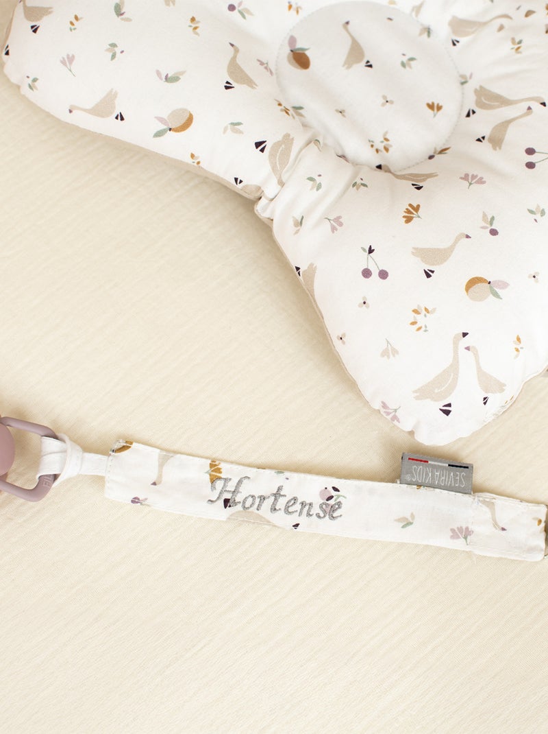 Aanpasbare katoenen speenclip, sidonia Beige - Kiabi