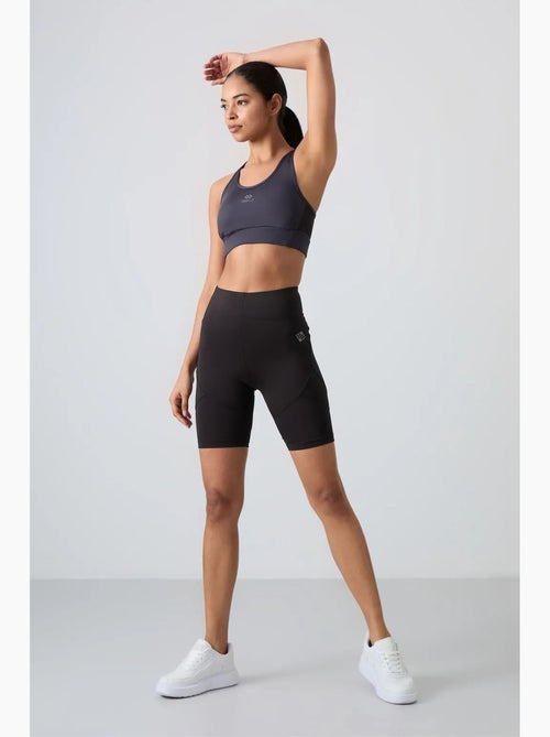 Aansluitend mouwloos crop sporttop tommy - Kiabi