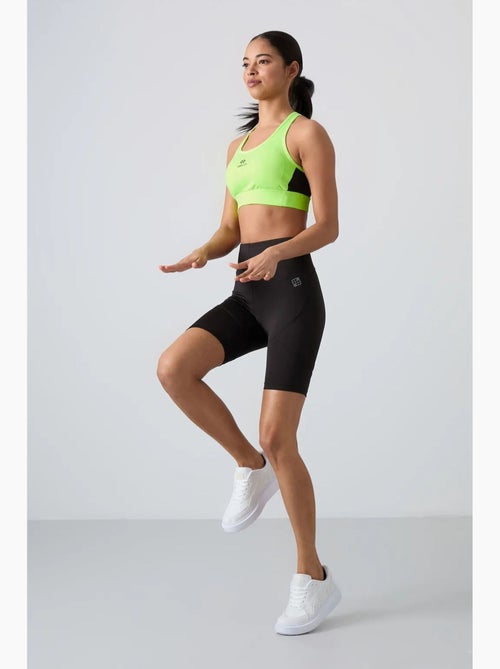 Aansluitend mouwloos crop sporttop tommy - Kiabi