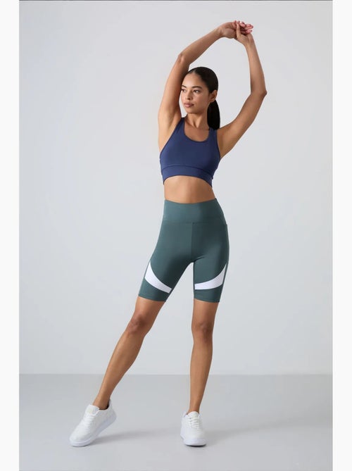 Aansluitend mouwloos cropped sporttop tommy - Kiabi