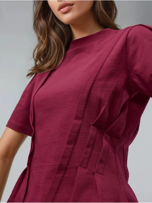Aansluitend t-shirt met ronde hals hiccup - Kiabi