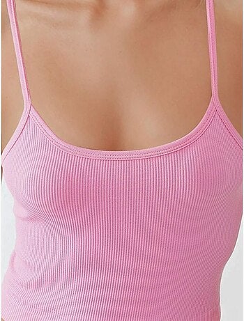 Aansluitende basic tanktop met ronde hals hiccup